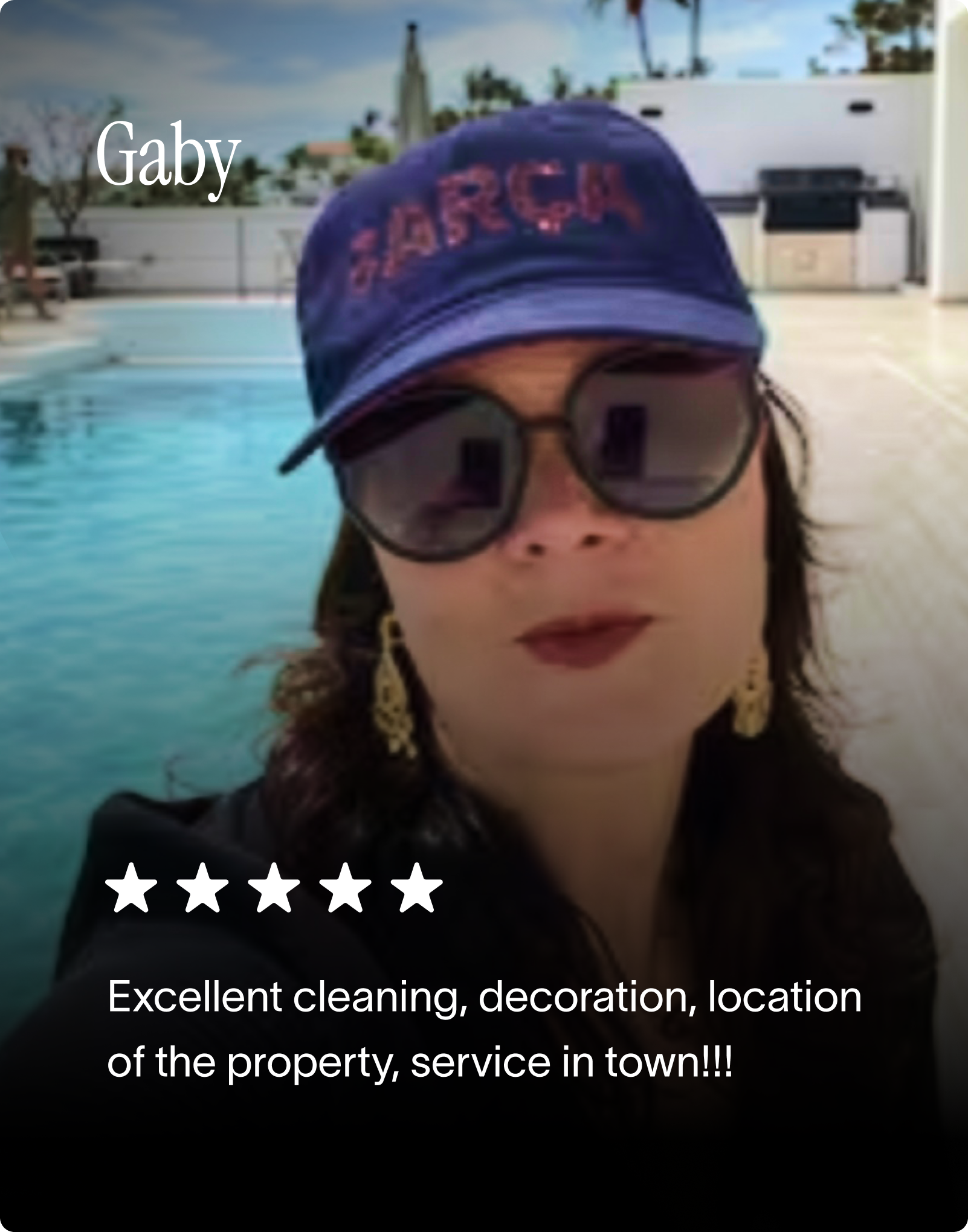 Landing Card Gaby Review